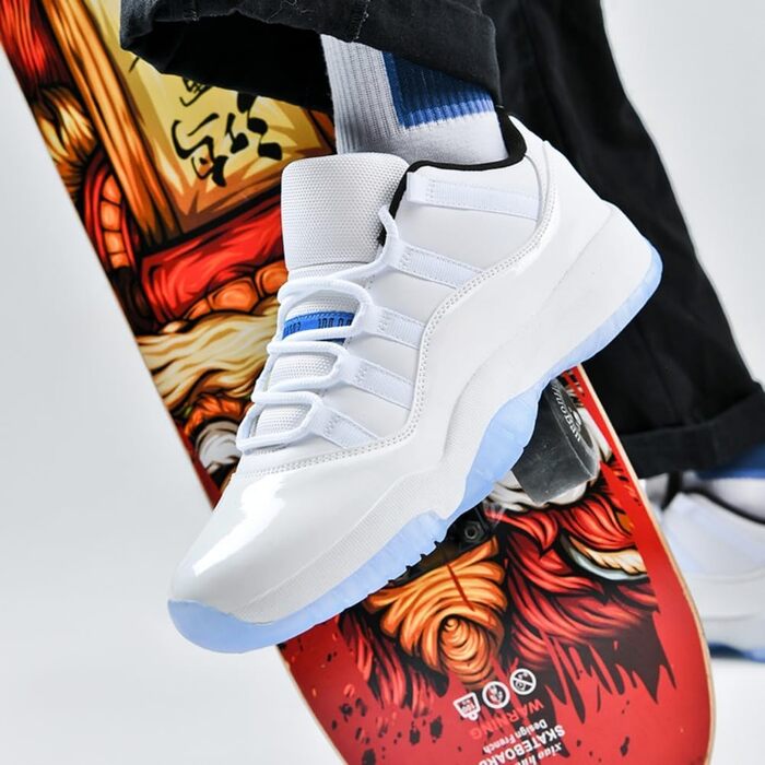 Кросівки баскетбольні для чоловіків та жінок, унісекс, білі та сині, розміри 36-45