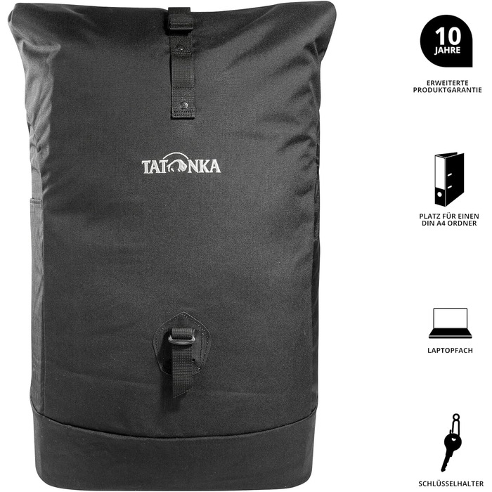 Рюкзак Tatonka Grip Rolltop 34 л з відділенням для ноутбука 15'' – міський, туристичний, з роллтопом