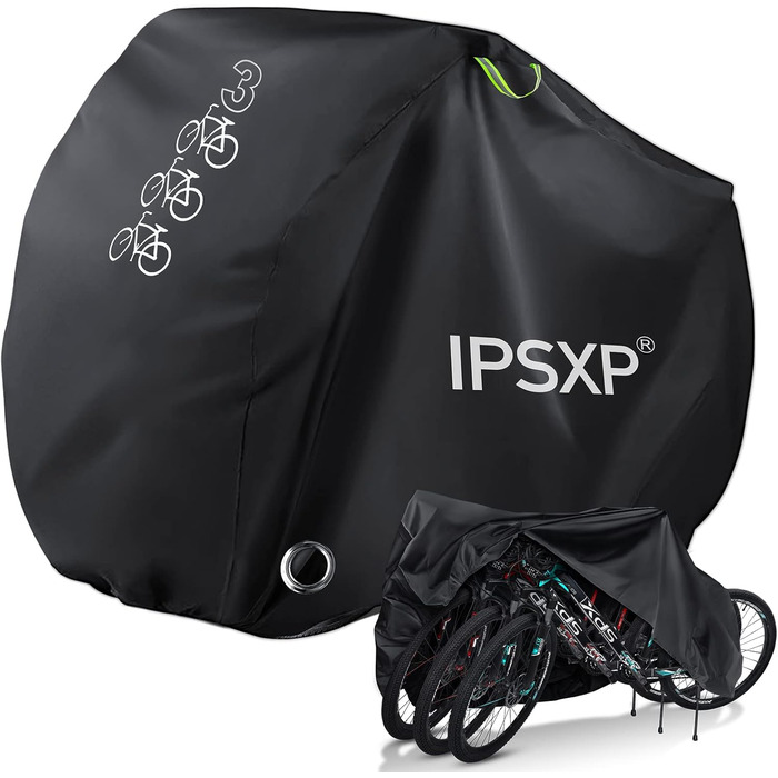 Чохол для велосипеда IPSXP, 210D Oxford, водонепроникний, від снігу, пилу та UV-захистом, для всіх типів велосипедів, 208x112x76 см
