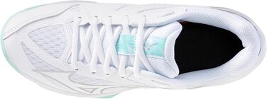 Волейбольне взуття Mizuno Thunder Blade Z для жінок, розмір 38.5 EU, білий/блакитний