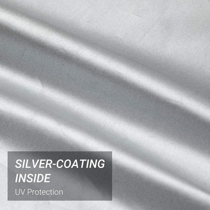 Чохол для мотоцикла Favoto Outdoor XXL, 210T Oxford, чорний, 245x105x125 см