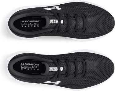 Чоловічі бігові кросівки Under Armour UA Charged Surge 4, чорні (Black Anthracite White), розмір 49.5 EU
