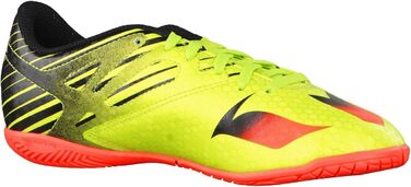 Дитячі футбольні бутси adidas Messi 15.4 Indoor для залу, 28 EU, зелені, Semi Solar Slime, Solar Red, Core Black