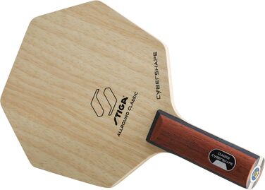Настільна ракетка STIGA Allround Classic Cybershape, 5-шарова, легка, для атакуючої гри, зручною прямою ручкою