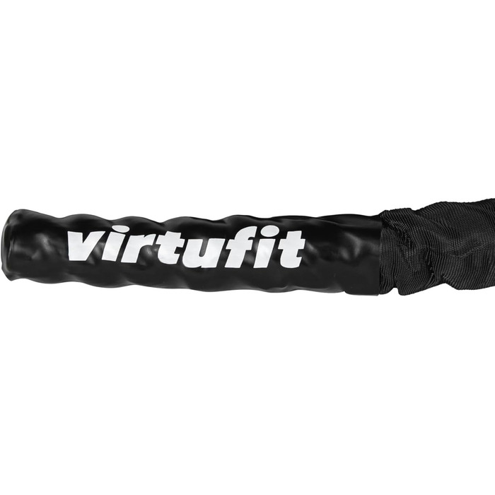 Скакалка для фітнесу VirtuFit Battle Rope Pro 9м - тренувальний трос для сліп-тренінгу