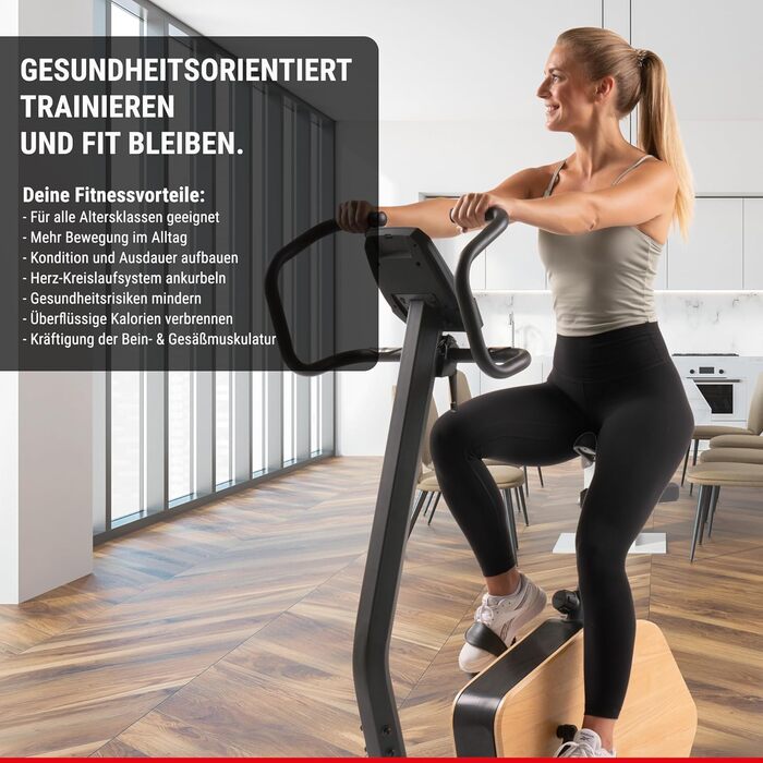 Велотренажер HAMMER CardioPace 5.0 NorsK, 24 програми, Bluetooth, 8 кг маховик, сумісний з Kinomap і Zwift