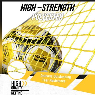 Дитячі футбольні ворота PodiuMax 2-в-1, розкладні, для гри в саду та в приміщенні, 120x80x80 см