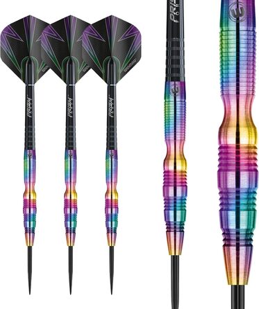Дротики WINMAU Champions Simon Whitlock 3 22г, професійні, вольфрамові, сталевий наконечник, з оперенням та шафтами