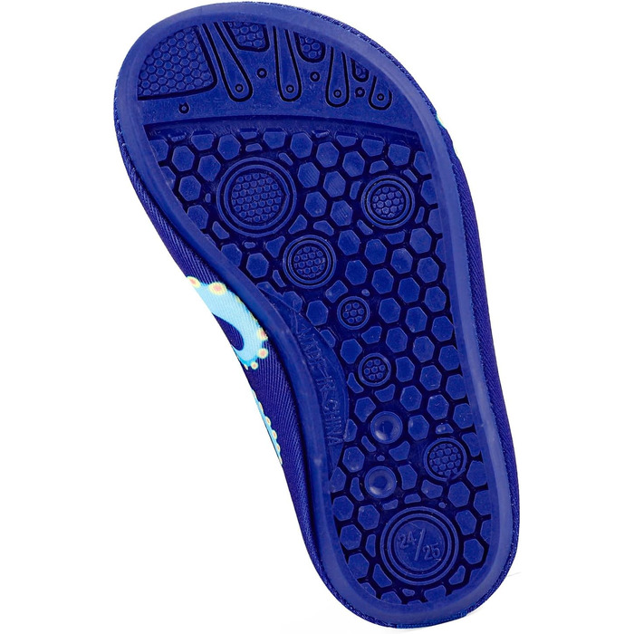 Дитячі шльопанці для плавання та басейну: антиковзкі, швидковисихаючі, для дівчаток та хлопчиків (22/23 EU, Navy Blue)