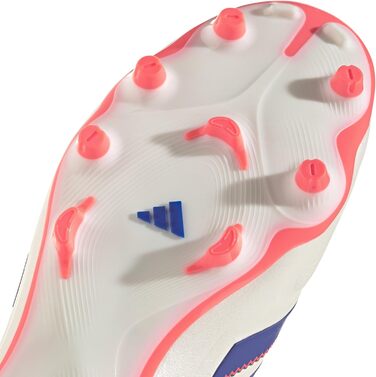 Футбольні бутси adidas Copa Pure III League для гри на твердих та багатоповерххових покриттях (36 EU, білий, синій, корал)