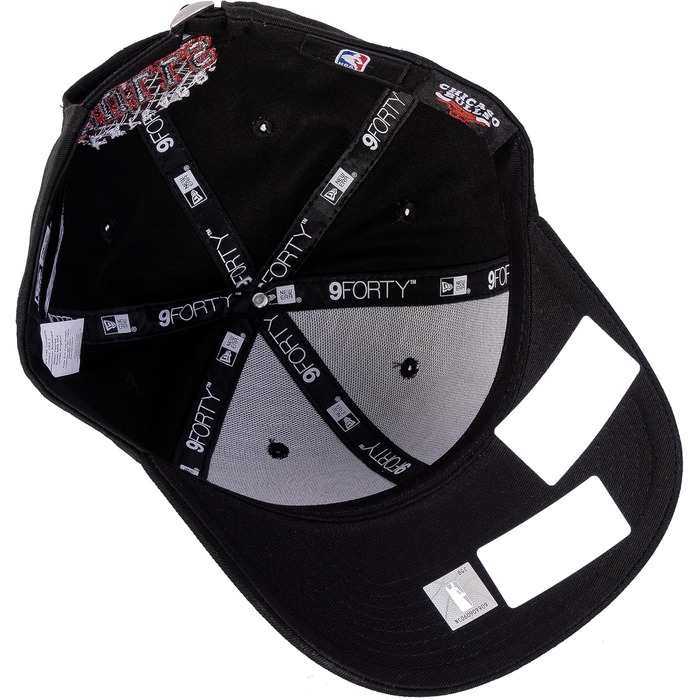 Кепка New Era 9Forty NFL NBA MLB Limited Edition Chicago Bulls чорно-червона, універсальний розмір