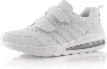 Кросівки для бігу жіночі/чоловічі з амортизацією, легкі спортивні взуття (46 EU, білий)