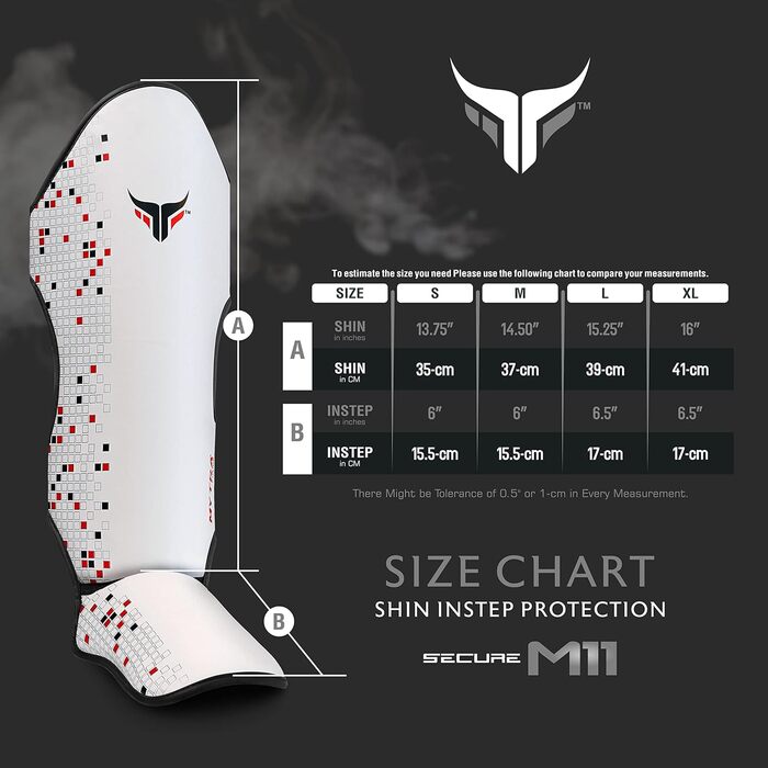Mytra Fusion M-11 захист гомілки та стопи для муай-тай, кікбоксингу та MMA, преміум якість, легкі та міцні щитки для тренувань з єдиноборств