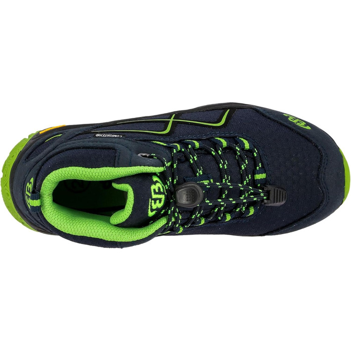 Черевики трекінгові та туристичні для дівчаток Brütting Guide High 34 EU, Колір: Морський, Лимонний