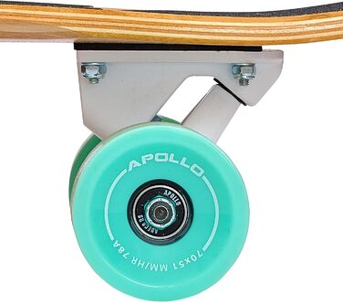 Лонгборд Apollo Dancer Bora 46x9,5 дюймів, ABEC 9, для танцю та трюків, круїзер для професіоналів і новачків
