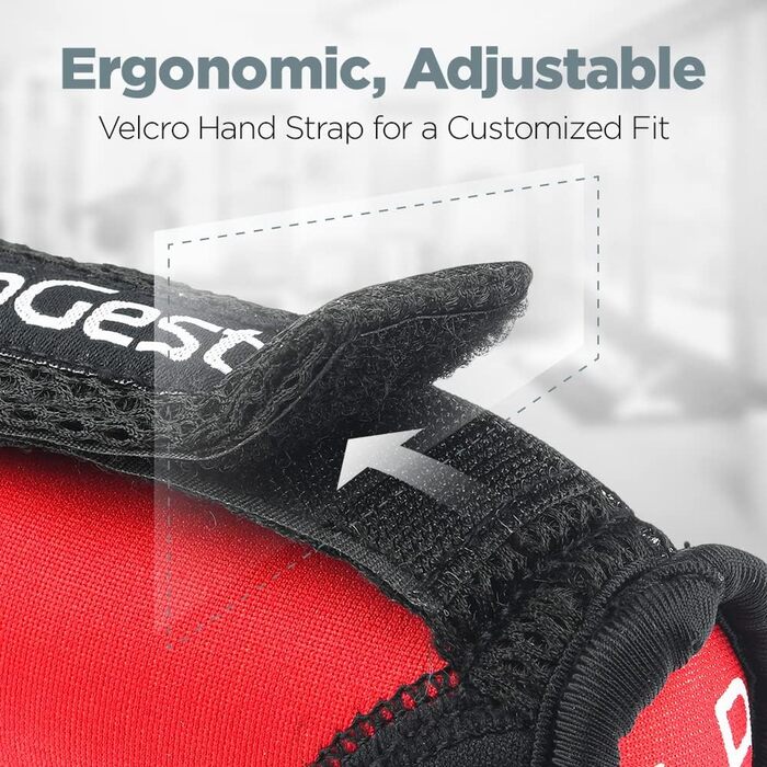 Гантелі LoGest м'які з регульованими ремінцями, 0.5/0.9/1.4/1.8 кг – комфортні та безпечні вантажні неопренові гантелі з ремінцями для ходьби, бігу, кардіо, блакитні