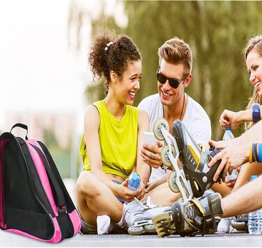 Роликова сумка, рожева, Oxford-тканина, для дорослих та дітей