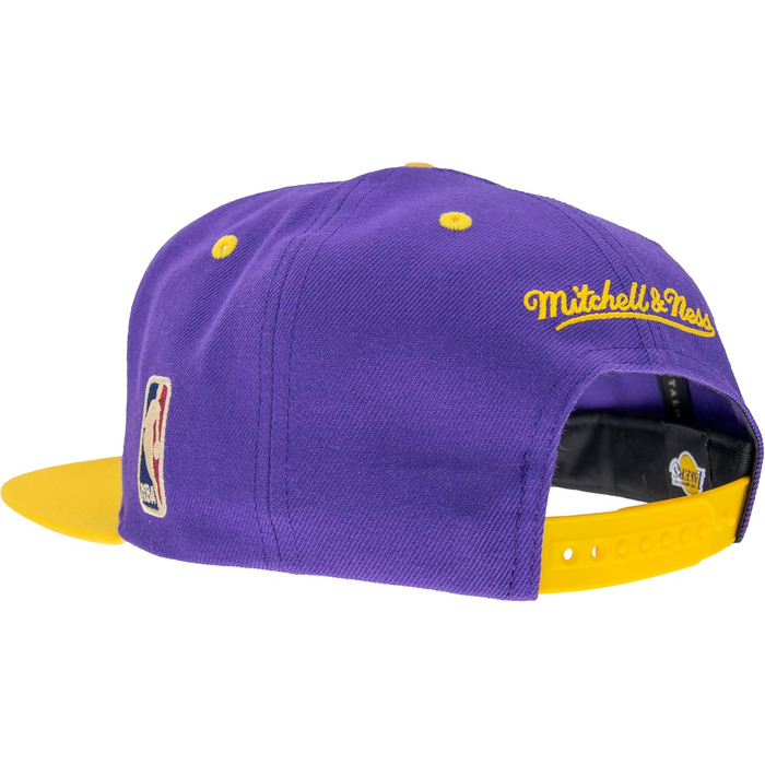 Кепка Mitchell & Ness NBA Lakers Snapback, Lila/Gelb (Універсальний розмір)