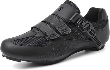 Велотуфлі для чоловіків та жінок: шосейні, MTB, Mountainbike, сумісні з Peloton, SPD, SPD-SL, Look Delta. Білі (42 EU, Чорний)