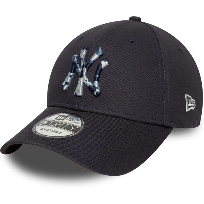 Кепка бейсболка New Era 9Forty Yankees #37276, регульована, чорна