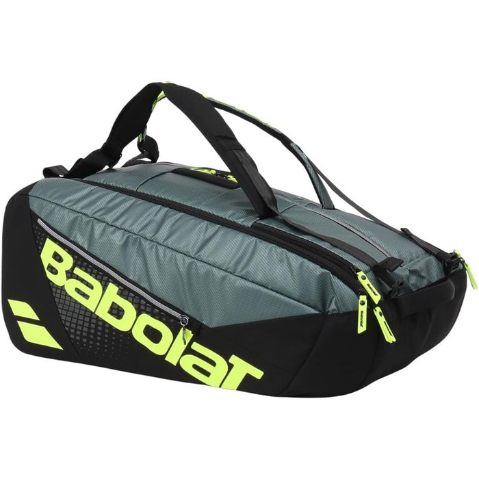 Ракетка для тенісу Babolat Pure Aero RH x12 (Сірий/Чорний/Жовтий) - професійна, для гри на корті