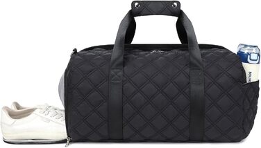 Спортивна сумка для підлітків з відділеннями для взуття та мокрого одягу, чорна