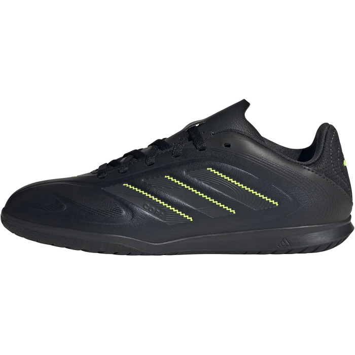 Кросівки футбольні Adidas Copa Pure III Club Indoor Unisex, 38 2/3 EU, Core Black/Dgh Solid Grey/Lucid Lemon