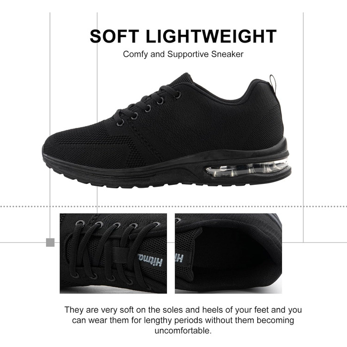 Кросівки для бігу Hitmars: чоловічі та жіночі, спортивні, тенісні, фітнес, бігові, легкі, чорні, білі, розміри EU 36-48