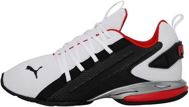 Кросівки PUMA IonLaufschuh (40 EU) біло-чорно-червоні
