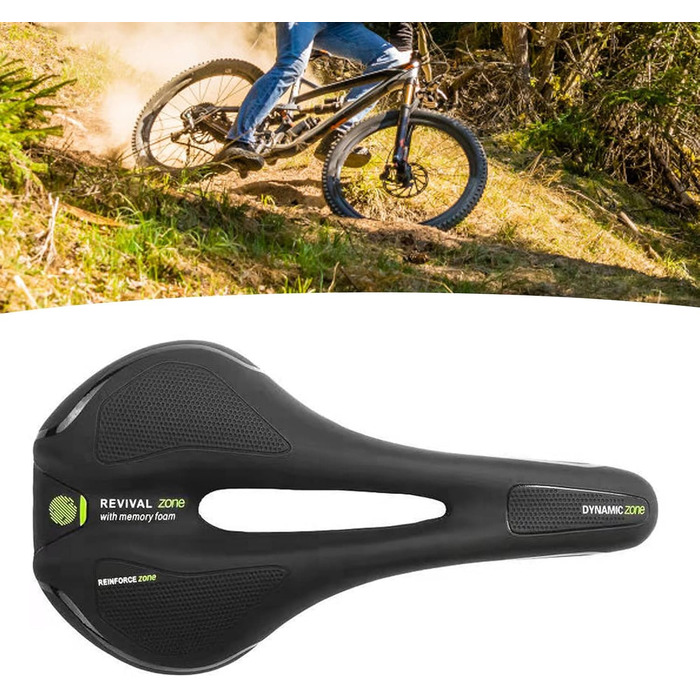 Велосипедне сідло з Memory Foam: зручне, анатомічне, амортизуюче для BMX, шосе, гірського велосипеда