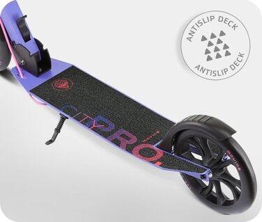 Самокат Movino Roller City Pro для дорослих і підлітків, складаний, до 100 кг, регульована висота, міцна конструкція, підшипники ABEC7
