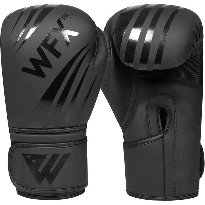 Професійні боксерські рукавички WFX зі шкіри для MMA, спарингу, кікбоксингу, мішка та муай тай