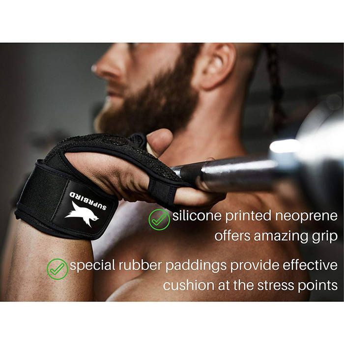 Фитнес рукавички з підтримкою зап'ястя, спортивні рукавички для тренувань чоловічі/жіночі для залу, силових тренувань, важкої атлетики, спорту, бодібілдингу