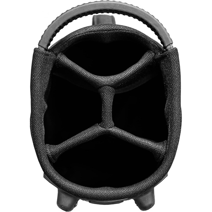 Сумка для гольфу Longridge Super Lite з 8 відділеннями, чорно-червона