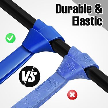 Фітнес-гумки WuGU: набір з 4 рівнями опору для силових тренувань, йоги та пілатесу (жовтий, оранжевий, зелений, синій)