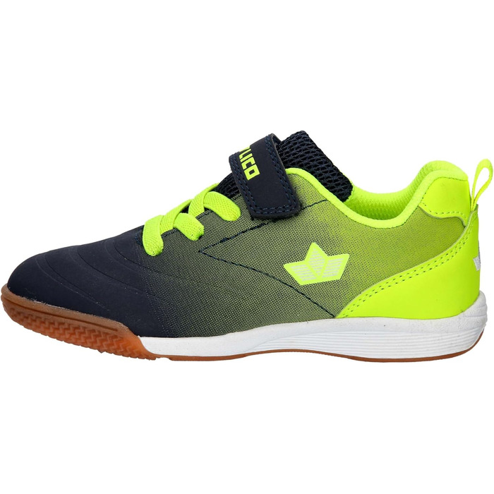 Дитячі спортивні черевики Lico Marlin для залу, 34 EU, блакитний/лимонний