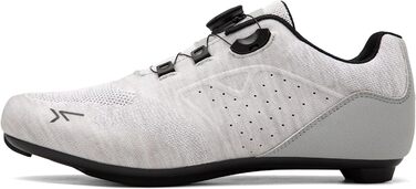 Велотуфлі чоловічі/жіночі для велоспорту, сумісні з Peloton, Look SPD SPD-SL Lock Delta, білі, 41 EU, сірі