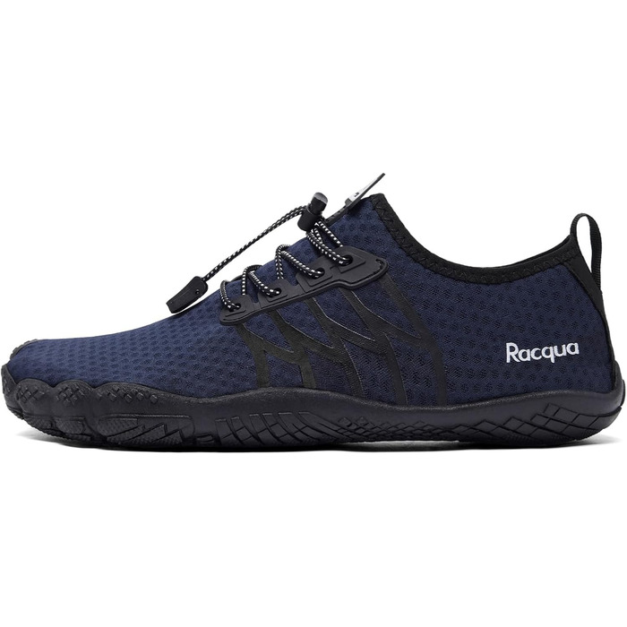 Водні черевики Raqua для жінок та чоловіків: дихаючі, швидковисихаючі, для басейну та пляжу (37 EU, Wz119 Navy)