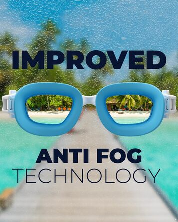 Дитячі плавальні окуляри AqtivAqua MINI-DX, антифог, не протікають, для хлопчиків і дівчаток