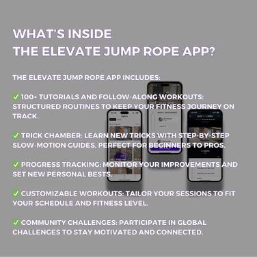 Стрибальний скакалка для дорослих Elevate Speed Rope, 5 мм, регульована довжина 3 м, чорно-біла