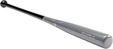 Біта Mizuno Pro Fungo Maple Hybrid 35 дюймів, для інфілду та аутфілду, глянцеве покриття (Сірий)