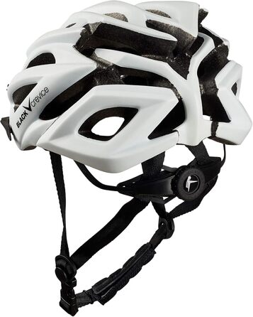 Велосипедний шолом Black Crevice для дорослих, MTB, дихаючий, регульований, білий, XS/S (50-54 см)