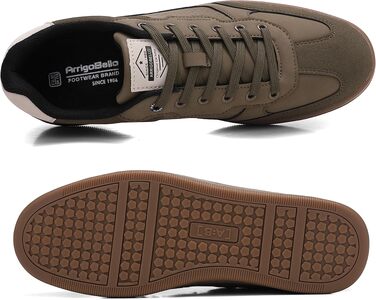 Чоловічі кросівки Arrigo Bello: легке спортивне взуття для бігу, ходьби та повсякденного носіння, темно-зелені (Armeegrün), розмір 44