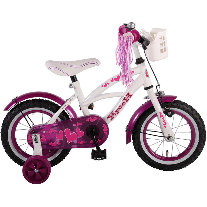 Дитячий велосипед Yipeeh Heart Cruiser 12 дюймів