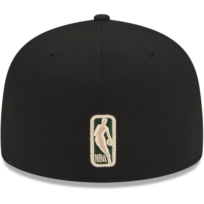 Кепка New Era 59Fifty з логотипом NBA Champions Milwaukee Bucks (1956-1957) - чорна