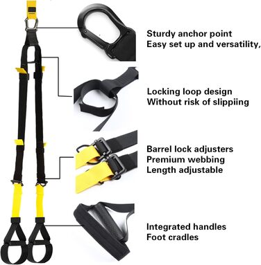 Кімнатна турнік для дверей без свердління - турнік для підтягувань [до 200 кг] з тренажером для ніг - турнік для дверей, витримує до 200 кг