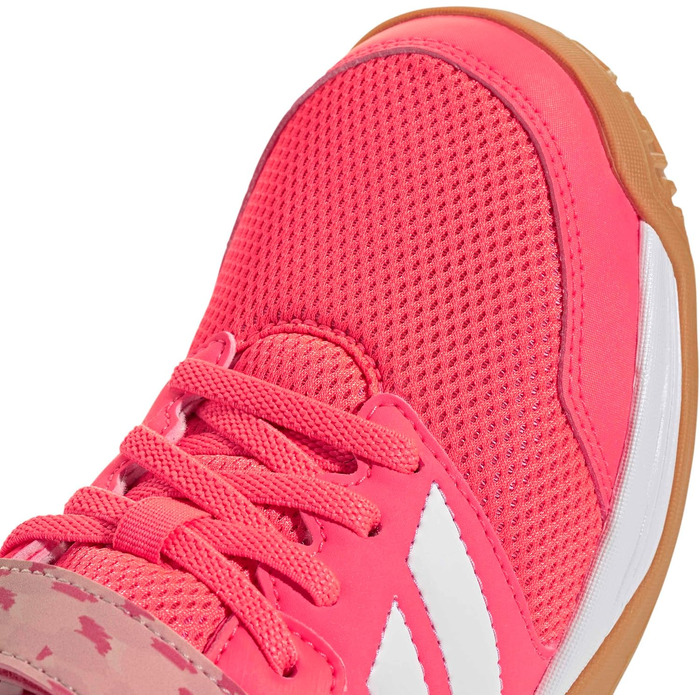Дитячі кросівки Adidas Speedcourt Unisex для залу (розмір 35.5 EU, колір Solar Turbo Ftwr White Clear Pink)