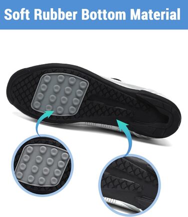 Велосипедні шкарпетки для чоловіків та жінок: шосейні та MTB шкарпетки з гумовою підошвою, дихаючі кросівки, шкарпетки без фіксації, шкарпетки для гірського велосипеда, розміри 36-47 EU, 40 EU, білі