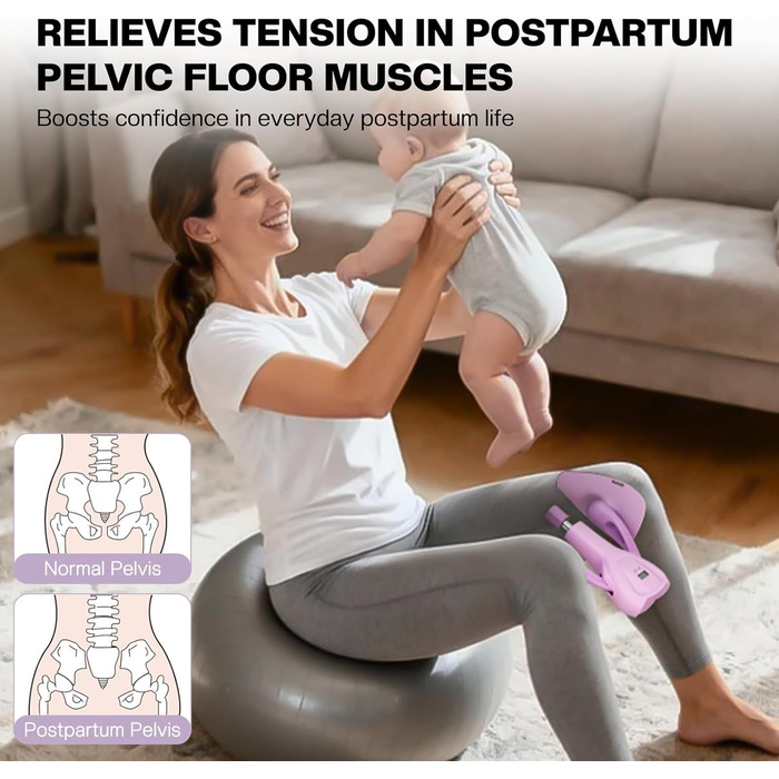 Набір для тренування м'язів тазового дна та стегон – Thigh Master з еластичною стрічкою | Тренажер для ніг вдома | Професійний тренажер для ніг для жінок та чоловіків для нарощування м'язів живота, ніг та сідниць