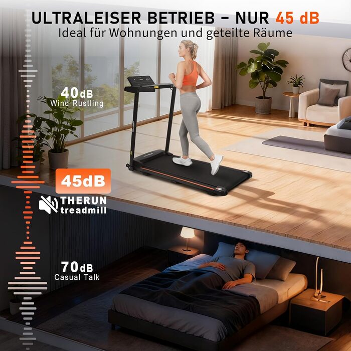 Біговий тренажер для дому 14 км/год з регулюванням нахилу 7% та LED-дисплеєм - Walking Pad до 150 кг